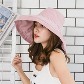 Pălărie de soare cu boruri mari, nouă, de vară, 2023, pălărie de pescar de modă, pălărie de soare în aer liber pentru femei, pălărie de protecție solară cu manopera fină