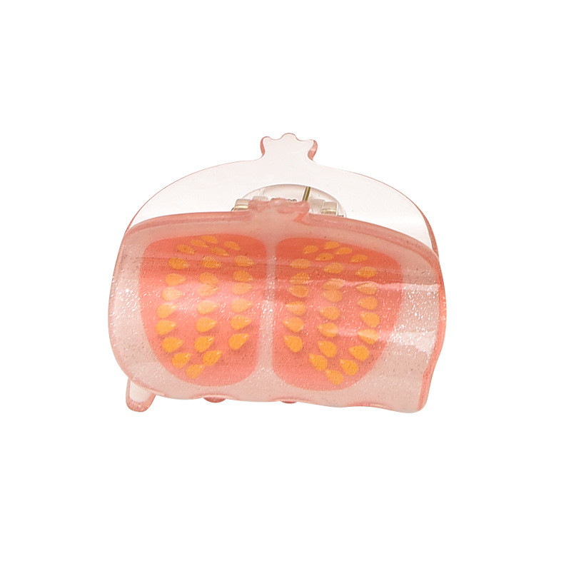 2022 m. Nauji moteriški mieli vaisiniai plaukų žnyplės Akrilo žnyplių segtukai Korėjos plaukų segtukai galvos apdangalai mergaitėms madingi plaukų aksesuarai papuošalai