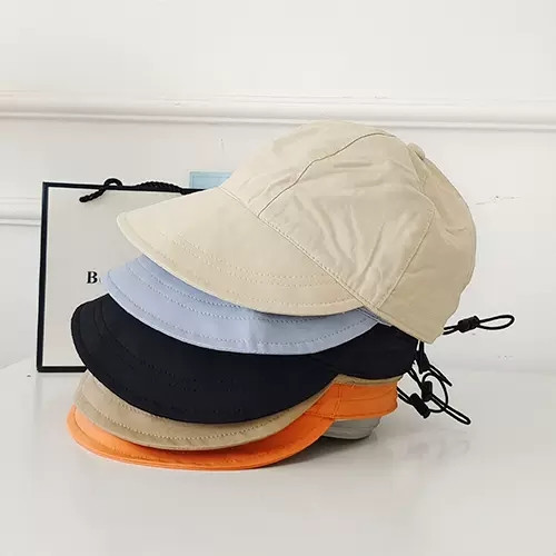 Ribarski šešir za sunčanje sa širokim obodom Prijenosni sklopivi šeširi za plažu za žene Ljetni viziri koji se brzo suše Podesiva kapa s vezicom Gorras
