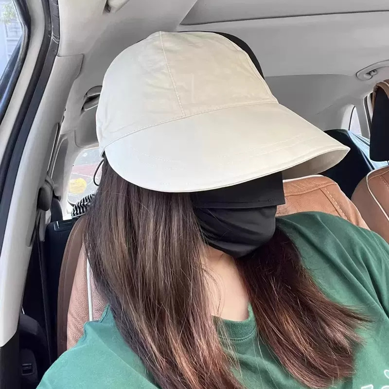 Ribarski šešir za sunčanje sa širokim obodom Prijenosni sklopivi šeširi za plažu za žene Ljetni viziri koji se brzo suše Podesiva kapa s vezicom Gorras