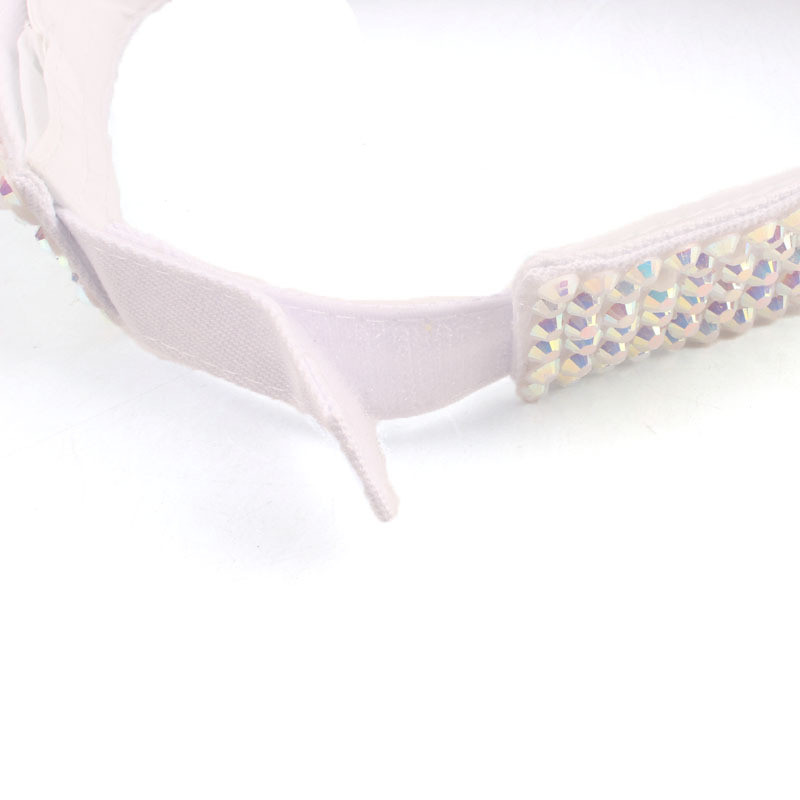 Šeširi Ženski ljetni šešir s umetnutim dijamantima Prazan cilindar Šešir sa suncobranom Mrežasta crvena modna krema za sunčanje Toples kapa Ins Tide Šešir za sunčanje