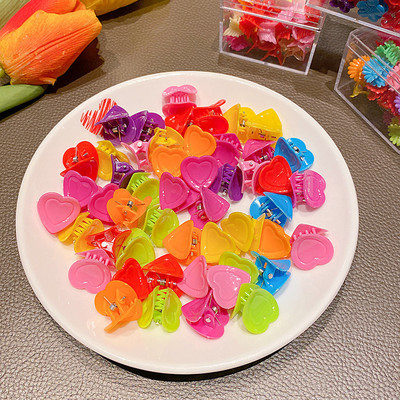 20 vnt. Drugelis mažos plaukų segtukai, letenos, mergaitės, mielos saldainių spalvos, gėlių meškiukas, plaukų segtukas vaikams, plaukų segtukai, plaukų priedai