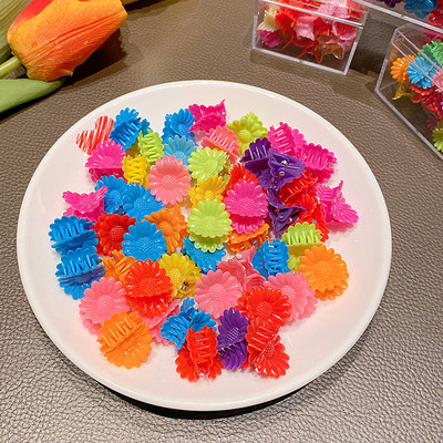 20 vnt. Drugelis mažos plaukų segtukai, letenos, mergaitės, mielos saldainių spalvos, gėlių meškiukas, plaukų segtukas vaikams, plaukų segtukai, plaukų priedai