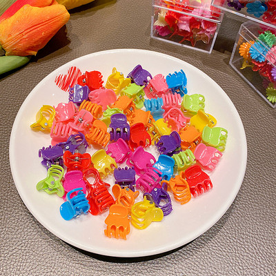 20 vnt. Drugelis mažos plaukų segtukai, letenos, mergaitės, mielos saldainių spalvos, gėlių meškiukas, plaukų segtukas vaikams, plaukų segtukai, plaukų priedai