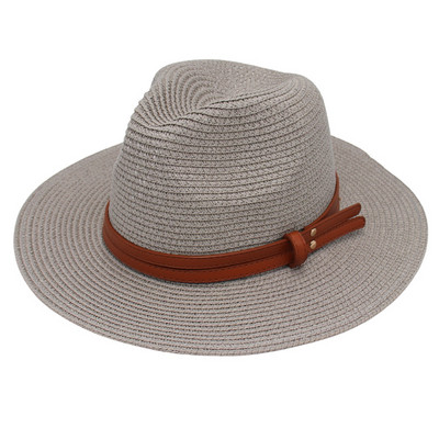 Ljetni šeširi za žene Muškarci Puni slamnati panama šešir širokog oboda Ženski šešir za sunčanje za plažu Ležerni ručni šeširi na otvorenom UV zaštita