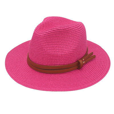Ljetni šeširi za žene Muškarci Puni slamnati panama šešir širokog oboda Ženski šešir za sunčanje za plažu Ležerni ručni šeširi na otvorenom UV zaštita