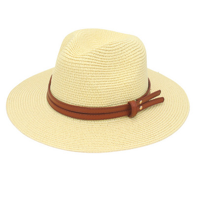 Ljetni šeširi za žene Muškarci Puni slamnati panama šešir širokog oboda Ženski šešir za sunčanje za plažu Ležerni ručni šeširi na otvorenom UV zaštita