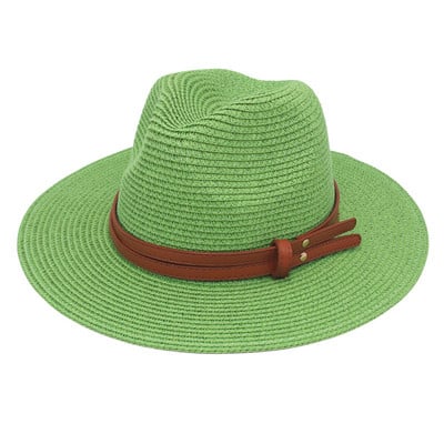 Ljetni šeširi za žene Muškarci Puni slamnati panama šešir širokog oboda Ženski šešir za sunčanje za plažu Ležerni ručni šeširi na otvorenom UV zaštita