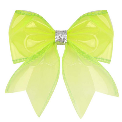 namama 4" fundite plastic cheer fundă de păr cu agrafe agrafe de păr din PVC fundite impermeabile ace de păr pentru fete funde de păr drăguță agrafă de păr