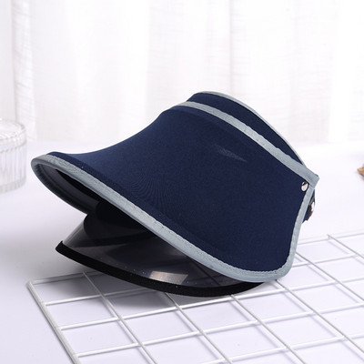 Nauja madinga plataus krašto apsaugos nuo UV spindulių apsauganti moteriška skrybėlė nuo saulės.