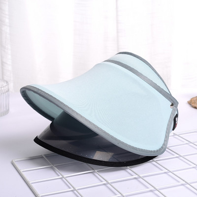 Nauja madinga plataus krašto apsaugos nuo UV spindulių apsauganti moteriška skrybėlė nuo saulės.