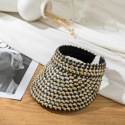 Tavasz nyár női napsapkák divat strand szalmakalap széles karimájú védősapkák kültéri sport horgász sapka Chapeau Femme