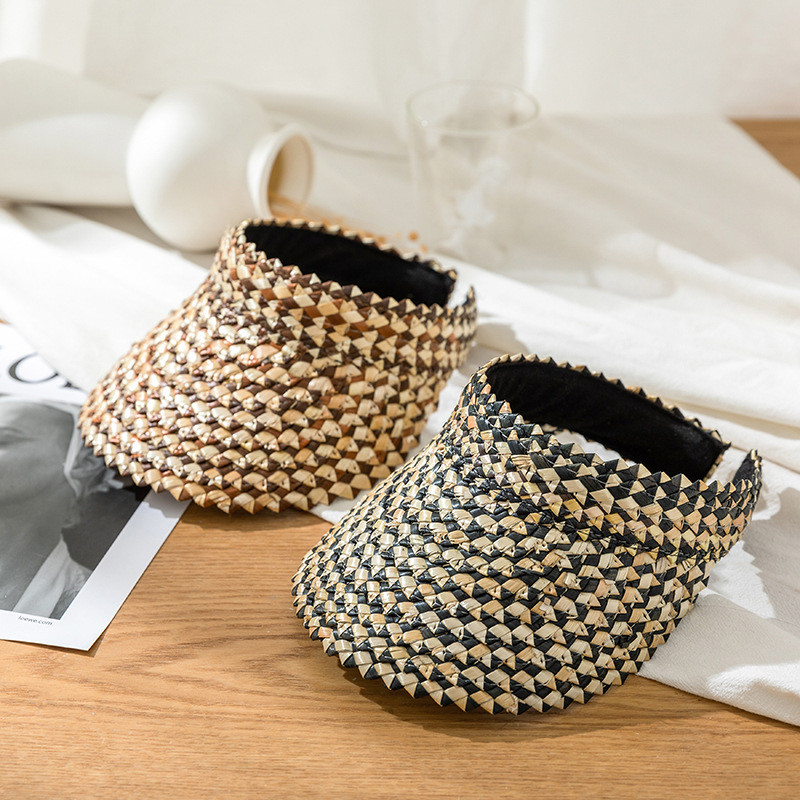 Tavasz nyár női napsapkák divat strand szalmakalap széles karimájú védősapkák kültéri sport horgász sapka Chapeau Femme