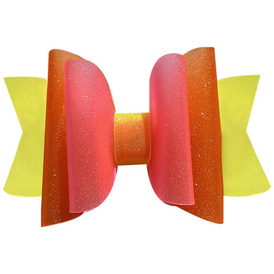 ncmama 3 inch funde cu coadă de pește cu jeleu Funde de păr impermeabile de vară Arce drăguțe de păr pentru fete Mini fundă de culoare solidă pentru copii