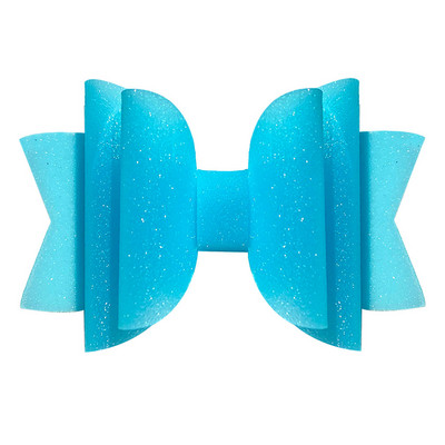 ncmama 3 inch funde cu coadă de pește cu jeleu Funde de păr impermeabile de vară Arce drăguțe de păr pentru fete Mini fundă de culoare solidă pentru copii