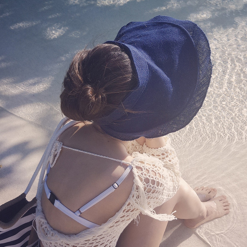 COKK Ljetne kape za žene Sklopivi prazan vrh za zaštitu od sunca Šešir za zaštitu od sunca Ženski šešir za plažu s UV zaštitom Vizir Chapeau Femme Novo