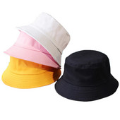 Novi uniseks pamučni šeširi Ženske ljetne šešire s UV zaštitom Muški jednobojni šeširi za sunčanje Fedore šeširi na otvorenom Ribarski šešir Kapa za plažu
