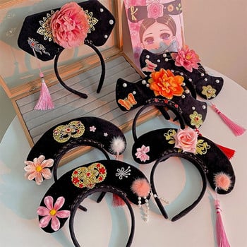 Καπέλα Φιόγκος Princess Headhoop Flower Headhoop αρχαίου στυλ Hanfu Hair Hoop Κινέζικο στυλ Headwear αντίκες κεφαλόδεσμος