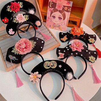 Καπέλα Φιόγκος Princess Headhoop Flower Headhoop αρχαίου στυλ Hanfu Hair Hoop Κινέζικο στυλ Headwear αντίκες κεφαλόδεσμος