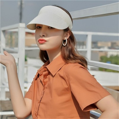 Vienkāršas modes vasaras dāmu saules cepures salokāmas brīvdienu brīvdienu pludmalē ar viziera vāciņu doba salmu cepure sievietēm