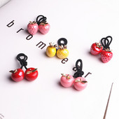 2 KOM. Slatke nove šarene voćne princeze pokrivala za glavu, dječje elastične trake za kosu, dječja užad, dodaci za djevojčice, dječja frizura