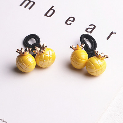 2 KOM. Slatke nove šarene voćne princeze pokrivala za glavu, dječje elastične trake za kosu, dječja užad, dodaci za djevojčice, dječja frizura