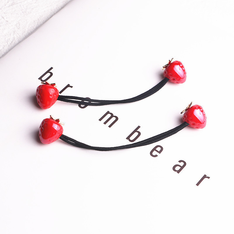 2 KOM. Slatke nove šarene voćne princeze pokrivala za glavu, dječje elastične trake za kosu, dječja užad, dodaci za djevojčice, dječja frizura