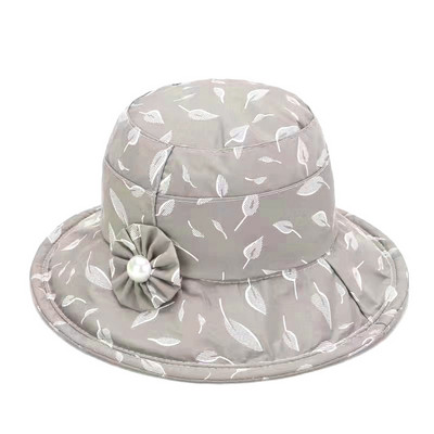 Ženski sklopivi šešir s kantom, ribarska kapa s šiltom na otvorenom, kapa s otisnutim poklopcem za glavu, majka, proljeće, ljeto, prozračna zaštita od sunca