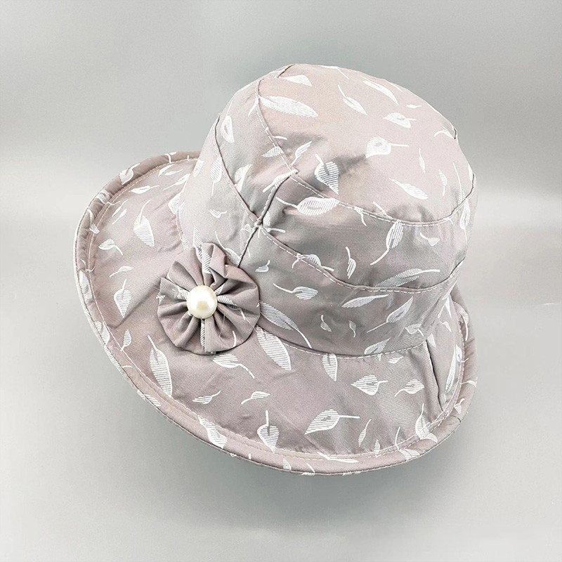 Ženski sklopivi šešir s kantom, ribarska kapa s šiltom na otvorenom, kapa s otisnutim poklopcem za glavu, majka, proljeće, ljeto, prozračna zaštita od sunca