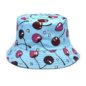 Pălărie cu găleată din bumbac, lavabil, lavabil, cu imprimeu de plajă, pentru femei, la modă de vară, pălărie de soare, pălărie cu găleată, pălărie neagră, neagră, neagră, pentru bărbați