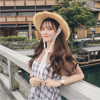 Pălărie de paie Panama părinte-copil cu ridicata Pălărie de soare de plajă cu boruri largi Pălărie de soare lungă de modă Pălărie de plajă Pălărie de plajă Pălărie de doamnă