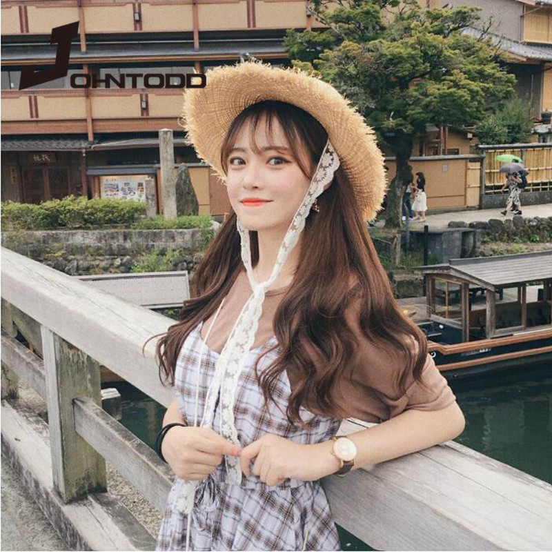 Pălărie de paie Panama părinte-copil cu ridicata Pălărie de soare de plajă cu boruri largi Pălărie de soare lungă de modă Pălărie de plajă Pălărie de plajă Pălărie de doamnă