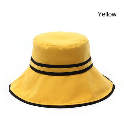 Pamučni šeširi za žene Modni ribarski šešir Proljeće Ljeto Šeširi za sunčanje Djevojački panama šešir Ležerni maminski šešir Prozračan