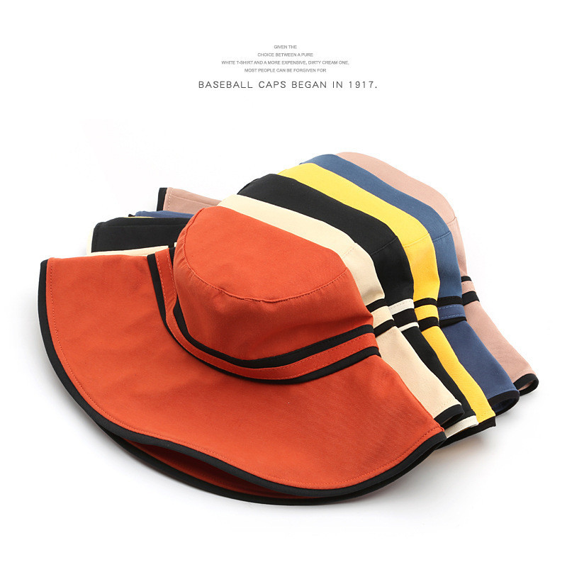 Pamučni šeširi za žene Modni ribarski šešir Proljeće Ljeto Šeširi za sunčanje Djevojački panama šešir Ležerni maminski šešir Prozračan