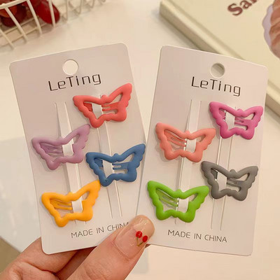 8/10db/készlet Aranyos színes csillag vízcsepp alakú hajcsat lányoknak gyerekeknek szép hajdísz hajtűk gyerekeknek hajkiegészítők