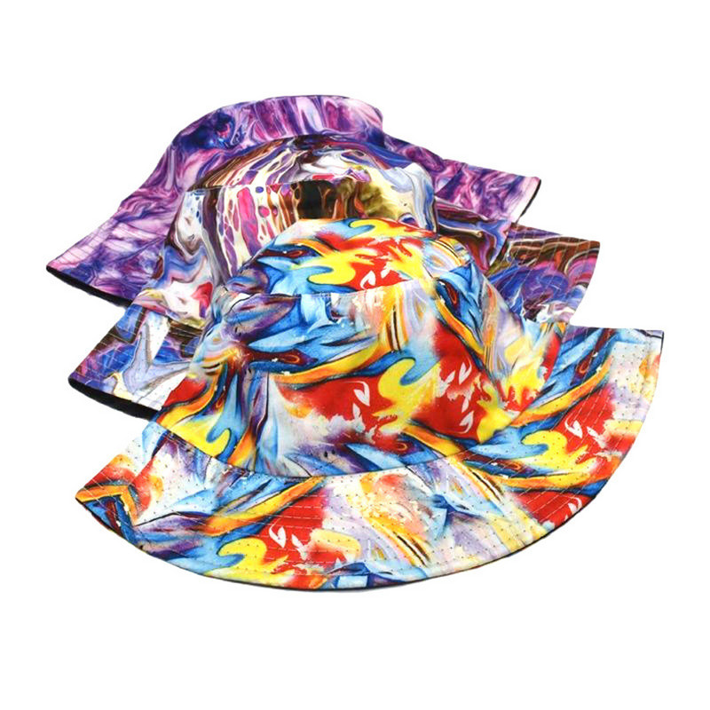 Pălărie de găleată drăguță, vopsită cu căpșuni, pălărie de pescar, bărbați și femei, îmbrăcăminte dublu față, modă, timp liber, protecție solară în aer liber