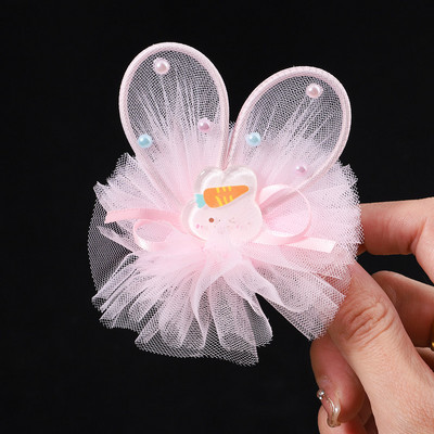 Nove kopče za kosu sa slatkim zečjim ušima od organze za djecu, djevojčice, slatke princeze, ukosnice, kruna sa vještačkim dijamantima, modni dodaci za kosu, darovi