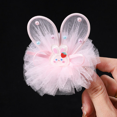 Nove kopče za kosu sa slatkim zečjim ušima od organze za djecu, djevojčice, slatke princeze, ukosnice, kruna sa vještačkim dijamantima, modni dodaci za kosu, darovi