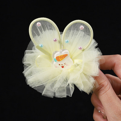 Nove kopče za kosu sa slatkim zečjim ušima od organze za djecu, djevojčice, slatke princeze, ukosnice, kruna sa vještačkim dijamantima, modni dodaci za kosu, darovi