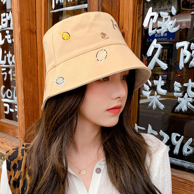 Dvostrani ženski Harajuku šešir s kantom Grafiti Ženski ribarski šešir Ljetni otvoreni Panama Hip Hop kapa Four Seasons Ženska kapa Poklon