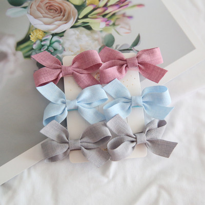 6db/szett Új női színes masni Hajtűk Lányok Szép hajcsatok Hajkötők Kötelek Fejfedők Korea Hajkiegészítők HajfogakJ128