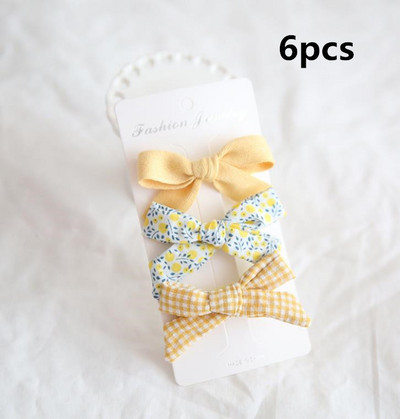 6db/szett Új női színes masni Hajtűk Lányok Szép hajcsatok Hajkötők Kötelek Fejfedők Korea Hajkiegészítők HajfogakJ128