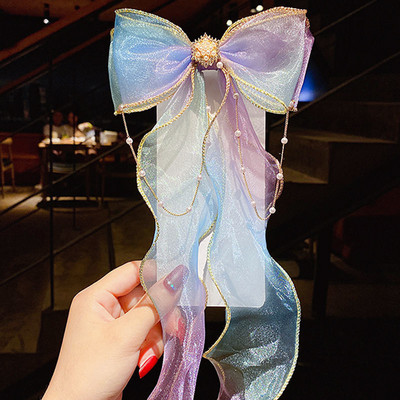 Dodaci za kosu Modna pokrivala za glavu Traka za glavu Djevojčice Djece Fiksirani rep Leptir mašna Kopice Slatka pletenica Princeza Nove ukosnice