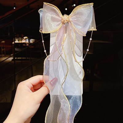 Dodaci za kosu Modna pokrivala za glavu Traka za glavu Djevojčice Djece Fiksirani rep Leptir mašna Kopice Slatka pletenica Princeza Nove ukosnice