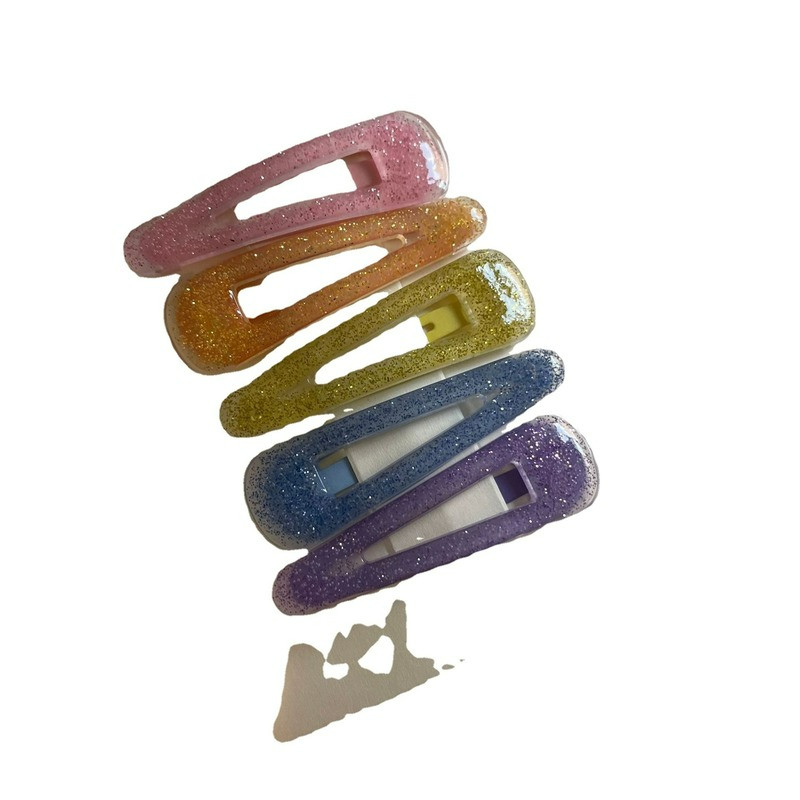 Bočna kopča u boji sladoleda jednostavna divlja slatka slatka izlomljena kosa za djevojčice šiške kopča sa strane kopča dječji set BB kopči