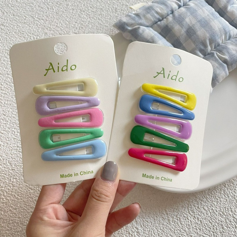 Bočna kopča u boji sladoleda jednostavna divlja slatka slatka izlomljena kosa za djevojčice šiške kopča sa strane kopča dječji set BB kopči