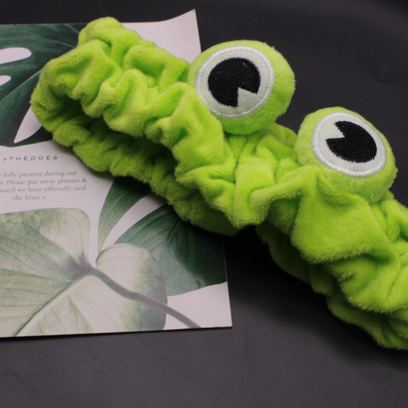 Proljeće i ljeto 2020. Novi mali obruč za kosu u obliku žabe, zeleni First Stretch, dječja gumica za kosu, dodaci za kosu