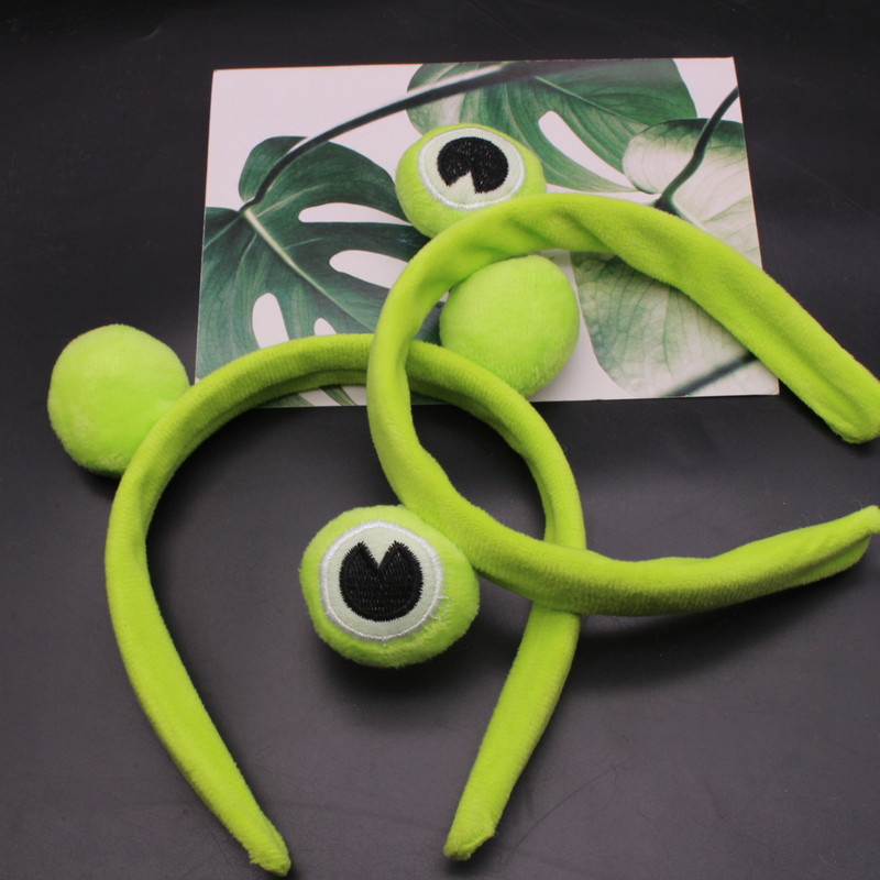Proljeće i ljeto 2020. Novi mali obruč za kosu u obliku žabe, zeleni First Stretch, dječja gumica za kosu, dodaci za kosu