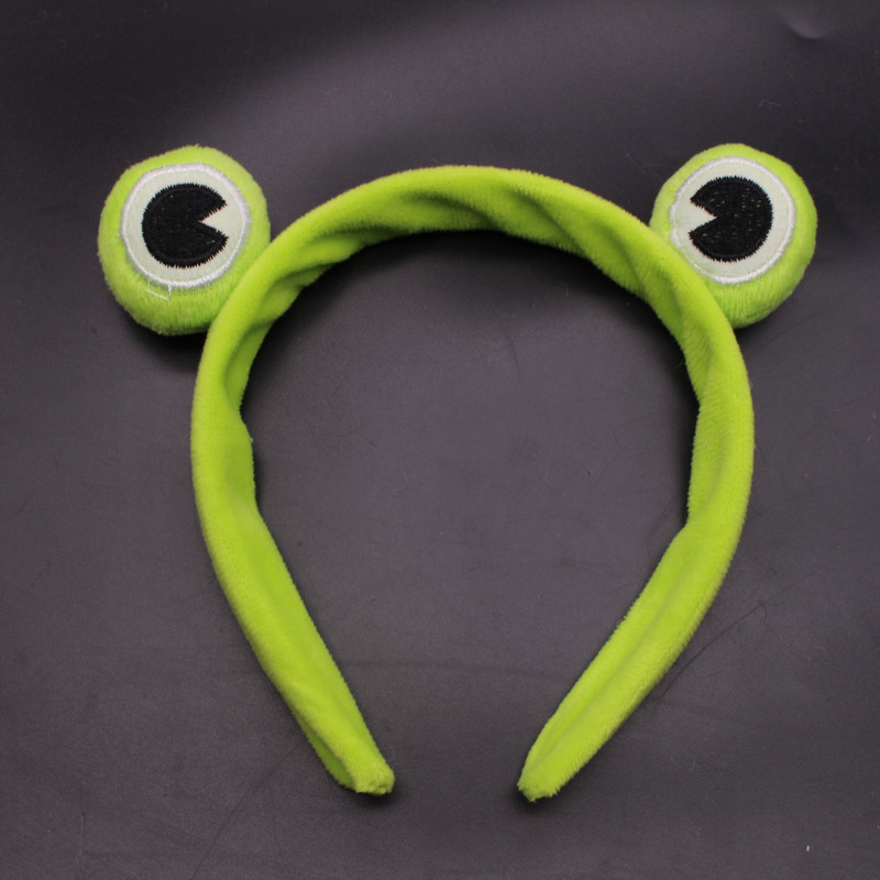 Proljeće i ljeto 2020. Novi mali obruč za kosu u obliku žabe, zeleni First Stretch, dječja gumica za kosu, dodaci za kosu