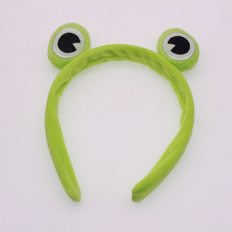 Proljeće i ljeto 2020. Novi mali obruč za kosu u obliku žabe, zeleni First Stretch, dječja gumica za kosu, dodaci za kosu